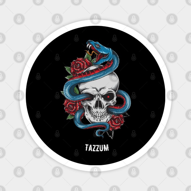 Snake-ull Tazzum Magnet by Tazzum